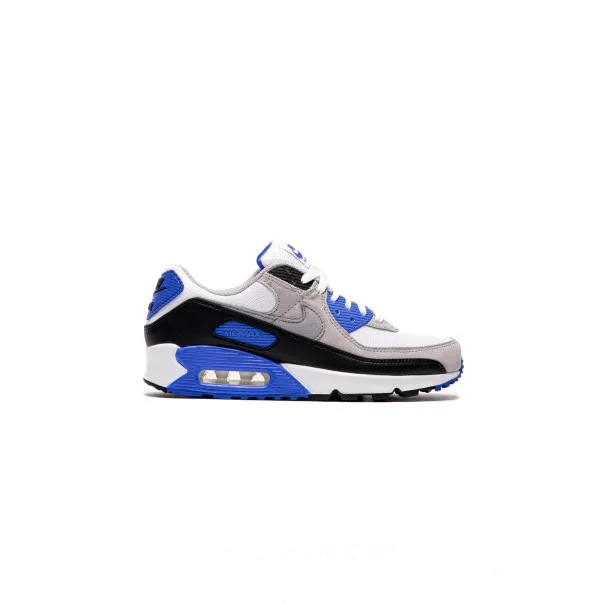 Nike Air Max 90 Hyper Royal BLANC/GRIS PARTICULES-GRIS FUM CLAIR-NOIR - NIKE