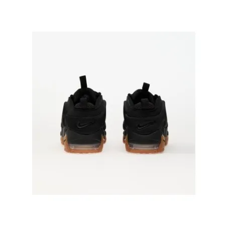 Nike Air More Uptempo Low Noir Marron - NIKE