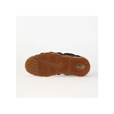 Nike Air More Uptempo Low Noir Marron - NIKE