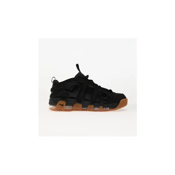 Nike Air More Uptempo Low Noir Marron - NIKE