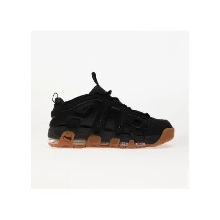 Nike Air More Uptempo Low Noir Marron - NIKE