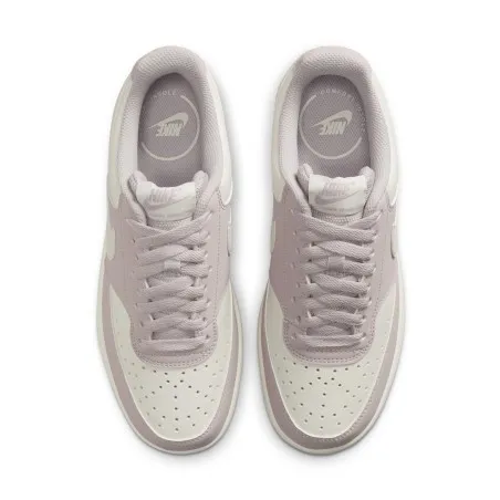 Nike Baskets femme Court Vision Low Violet Blanc - NIKE