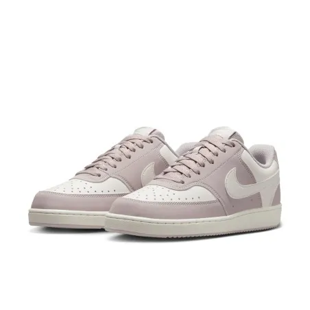 Nike Baskets femme Court Vision Low Violet Blanc - NIKE