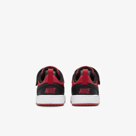 Nike Enfant COURT BOROUGH BASSE RECRAFT Rouge Noir - NIKE
