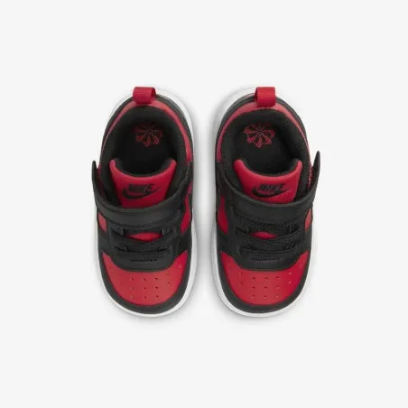 Nike Enfant COURT BOROUGH BASSE RECRAFT Rouge Noir - NIKE