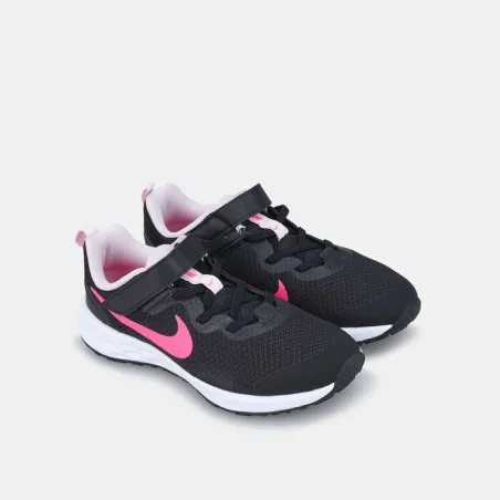 Nike Enfant Revolution 6 Noir Rose - NIKE