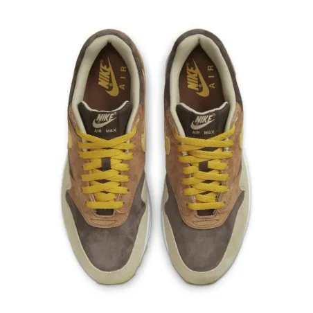 Nike Homme Air Max 1 Noix de pcan et ocre jaune - NIKE