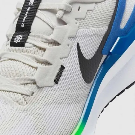 Nike Homme Nike Air Zoom Structure 25 Blanc Bleu - NIKE