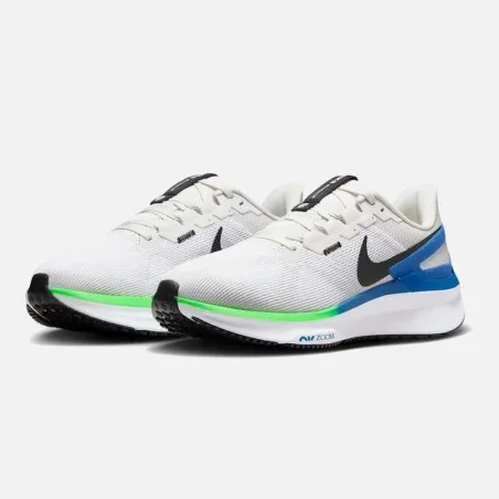 Nike Homme Nike Air Zoom Structure 25 Blanc Bleu - NIKE