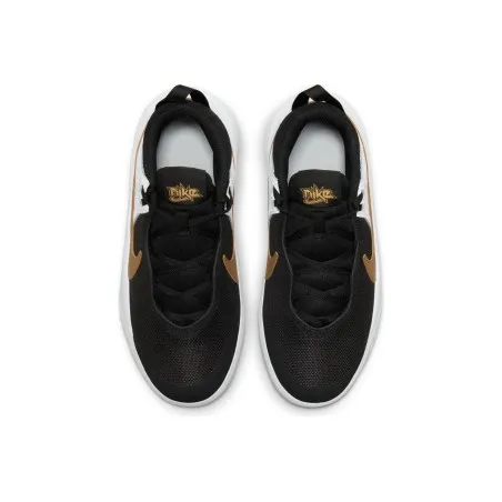 Nike NIKE TEAM HUSTLE D 10 Noir Dore Blanc - NIKE