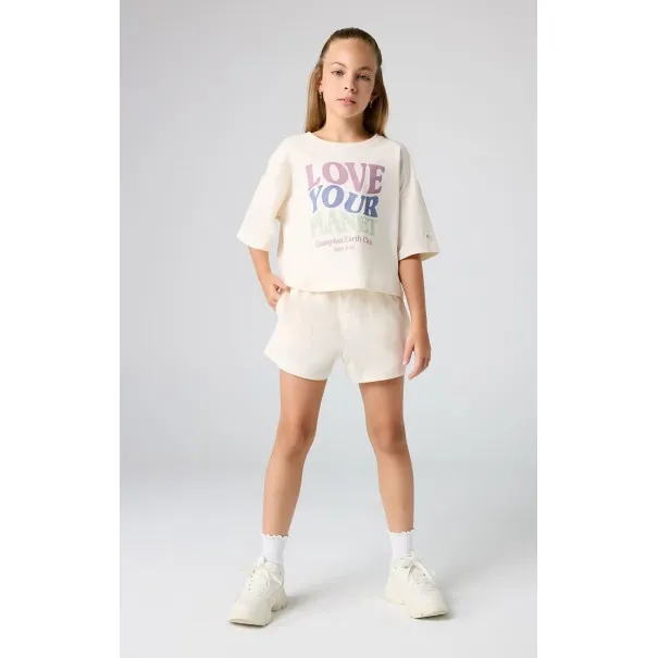 Champion Pour Fille Ensemble Ecru 404972YS137 - CHAMPION