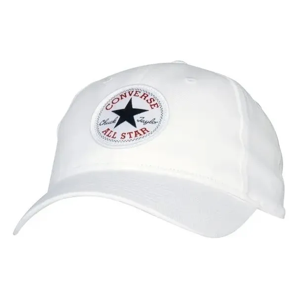 Converse Casquette Bord Incurv Chuck Patch Blanc 9A5411001 - CONVERSE