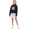 Converse Sweat Capuche Pour Filles, Imprim, Avec Patch Chuck Noir 4CD269023 - CONVERSE