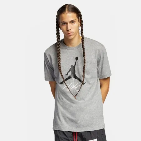 Jordan Homme T-Shirt Jordan Jumpman Flight Pour Gris AO0664091 - NIKE