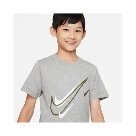 Nike Enfant -T-Shirt Manches Courtes Enfant Plus G B Nsw Sos Ss Tee Gris DX2297064 - NIKE