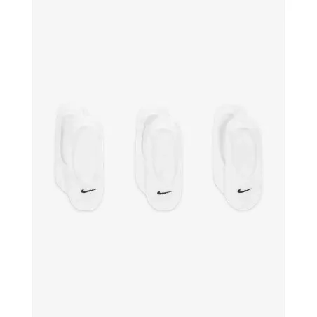 Nike Femme Nike Chaussettes Invisibles Lightweight 3pr Blanc SX4863101 - NIKE