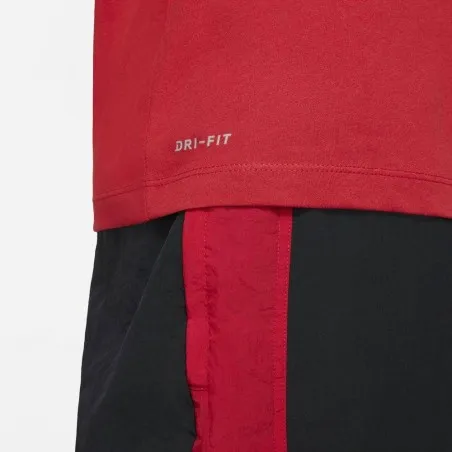 Nike Jordan Jumpman Df Ss Crew Tee Rouge Gym/Noir CW5190687 - NIKE