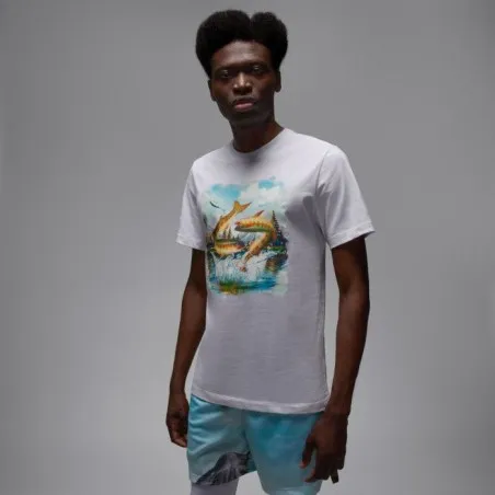 Nike Jordan T-Shirt Jordan Luka Ss Crew Gris HJ2407100 - NIKE