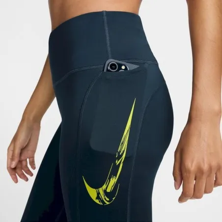 Nike Legging Nike Dri-Fit Fast 7/8 Taille Mi-Haute Pour Femme Marine FV6682478 - NIKE