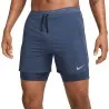 Nike Short Hybride Dri-Fit Stride 5 Bleu DM4757437 - NIKE