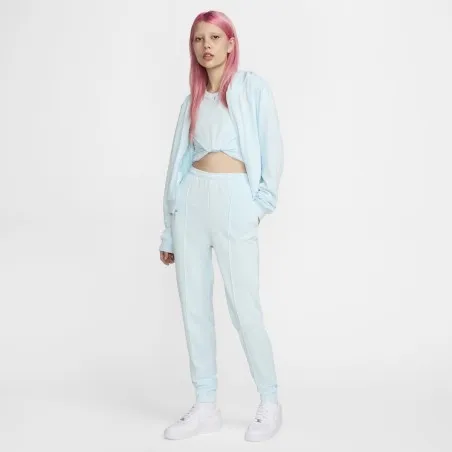 Nike Sportswear Chill Terry Sweat Capuche Zipp Bleu Glacier/Voile FN2415474 - NIKE