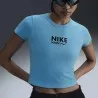 Nike Sportswear Cropped T-Shirt Bleu HM4320416 - NIKE
