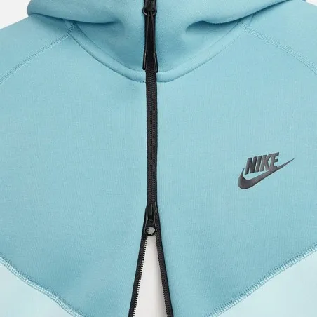 Nike Sportswear Tech Fleece Windrunner Sweat Capuche Zipp Turquoise Denim/Bleu Glacier/Bleu Orageux Gen/Noir FZ4709464 - NIKE