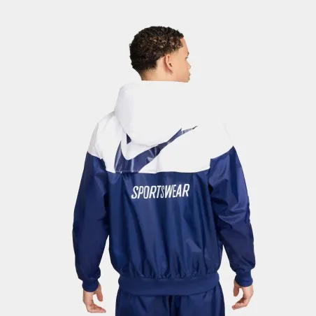 Nike Veste De Style De Vie Nike Bleu Blanc HJ2040100 - NIKE