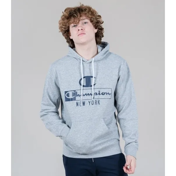 Sweat Homme Champion Hooded Sweatshirt Gris 217994EM006 - CHAMPION