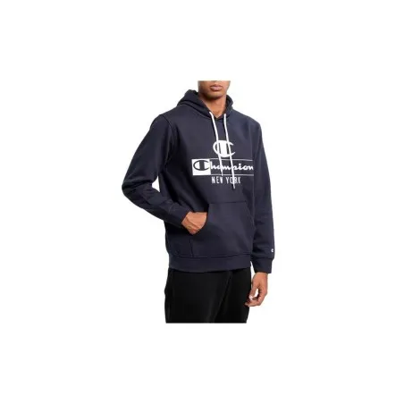 Sweat Homme Champion Hooded Sweatshirt Noir Blanc 217994BS501 - CHAMPION