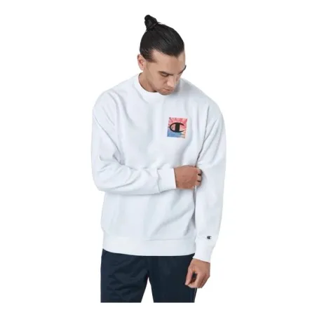 Sweat-Shirt Col Rond Champion Blanc 217227WW001 - CHAMPION