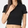 Tee Shirt Col V Femme 117158 Noir 117158MS066 - CHAMPION