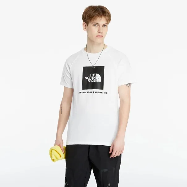 The North Face T-Shirt Raglan The North Face Red Box Blanc NF0A3BQOFN41 - THE NORTH FACE