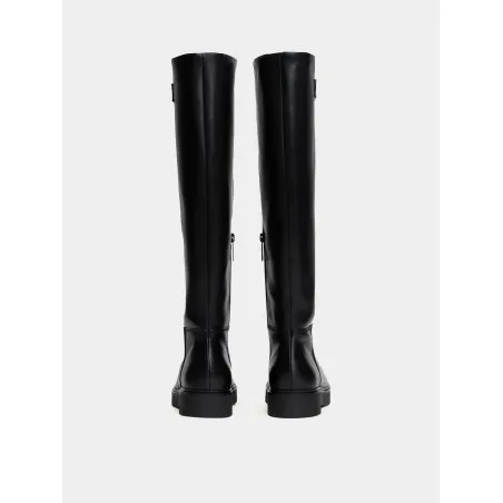 Tommy Jeans Bottes Tommy Pour Femme Noir EN0EN02627BDS - TOMMY JEANS
