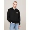 Tommy Jeans Cardigan Avec Ajout De Laine Noir DM0DM19422BDS - TOMMY JEANS