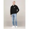Tommy Jeans Cardigan Avec Ajout De Laine Noir DM0DM19422BDS - TOMMY JEANS