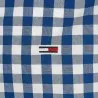 Tommy Jeans Chemise Carreaux Pour Homme Bleu Vif, Petits Carreaux DM0DM19655C8T - TOMMY JEANS