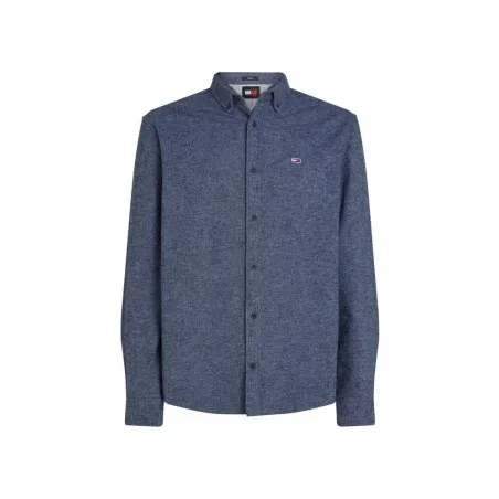 Tommy Jeans Chemise En Flanelle Grindle Coupe Classique Pour Homme Bleu Denim DM0DM20460C1G - TOMMY JEANS