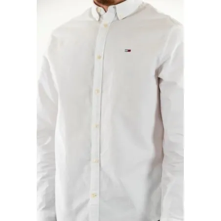 Tommy Jeans Chemise Tommy Jeans Entry Reg Oxford Ybr Blanc DM0DM19134YBR - TOMMY JEANS