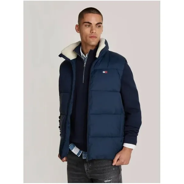 Tommy Jeans Gilet Isolant Coupe Rgulire Bleu Marine DM0DM19632C1G - TOMMY JEANS