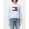 Tommy Jeans Pull Femme Tommy Jeans Bleu Azul DW0DW18681DSC - TOMMY JEANS