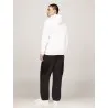 Tommy Jeans Sweat Capuche Badge Rgulier Blanc DM0DM17988PE9 - TOMMY JEANS