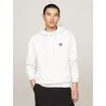 Tommy Jeans Sweat Capuche Badge Rgulier Blanc DM0DM17988PE9 - TOMMY JEANS