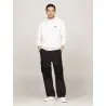 Tommy Jeans Sweat Capuche Badge Rgulier Blanc DM0DM17988PE9 - TOMMY JEANS