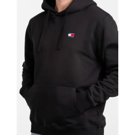 Tommy Jeans Sweat Capuche Tommy Jeans Terry Badge Noir DM0DM17988BDS - TOMMY JEANS