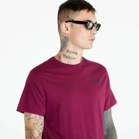 The North Face T-Shirt The North Face M S/S Red Box Tee Boysenberry NF0A2TX2I0H1 - THE NORTH FACE