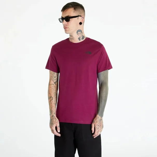 The North Face T-Shirt The North Face M S/S Red Box Tee Boysenberry NF0A2TX2I0H1 - THE NORTH FACE