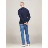 Tommy Jeans Sweat-Shirt Coupe Rgulire -Bleu Marine DM0DM19756C1G - TOMMY JEANS