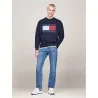 Tommy Jeans Sweat-Shirt Coupe Rgulire -Bleu Marine DM0DM19756C1G - TOMMY JEANS