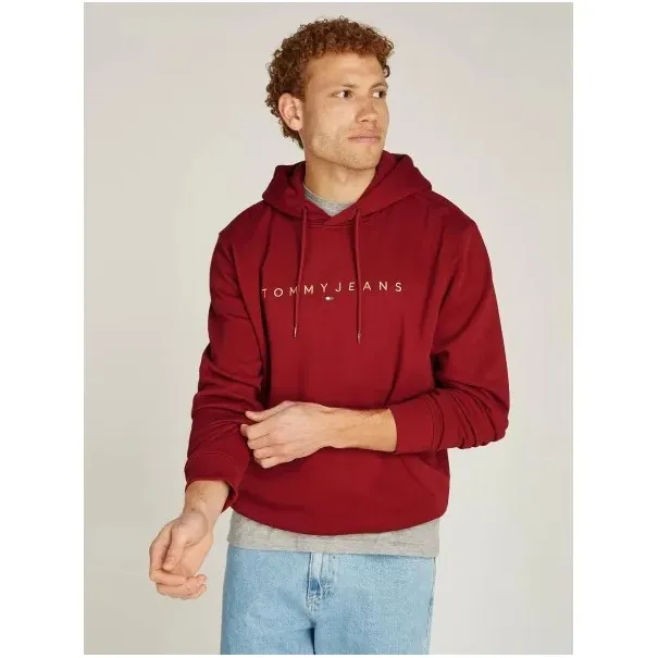 Tommy Jeans Sweat-Shirt Coupe Rgulire Rouge DM0DM20503XIT - TOMMY JEANS